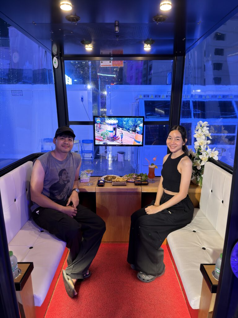 Guests enjoying the VIP gondola experience at The View Pattaya